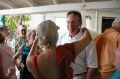 Jeff gets a hug from Debra, Bill and Di look on